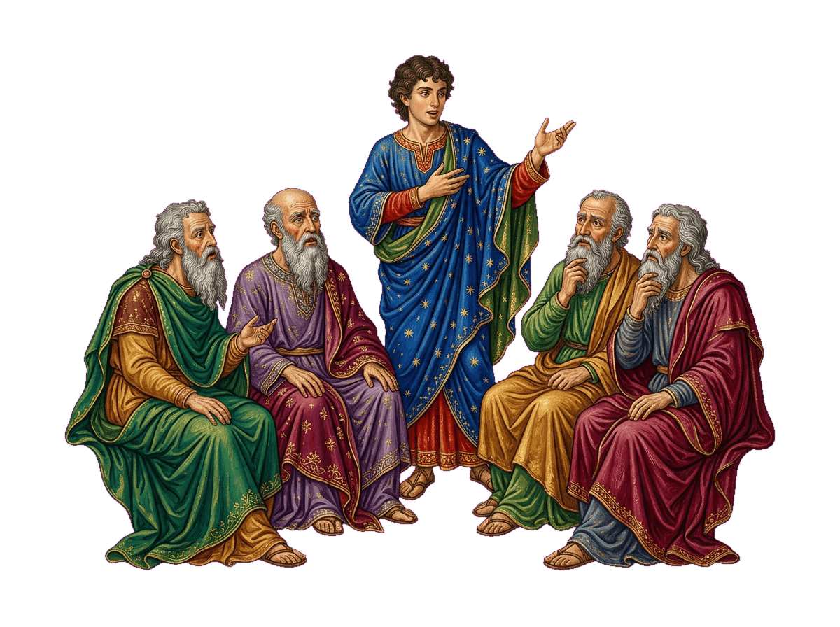 Eliú, o mais jovem, dirige-se aos anciãos