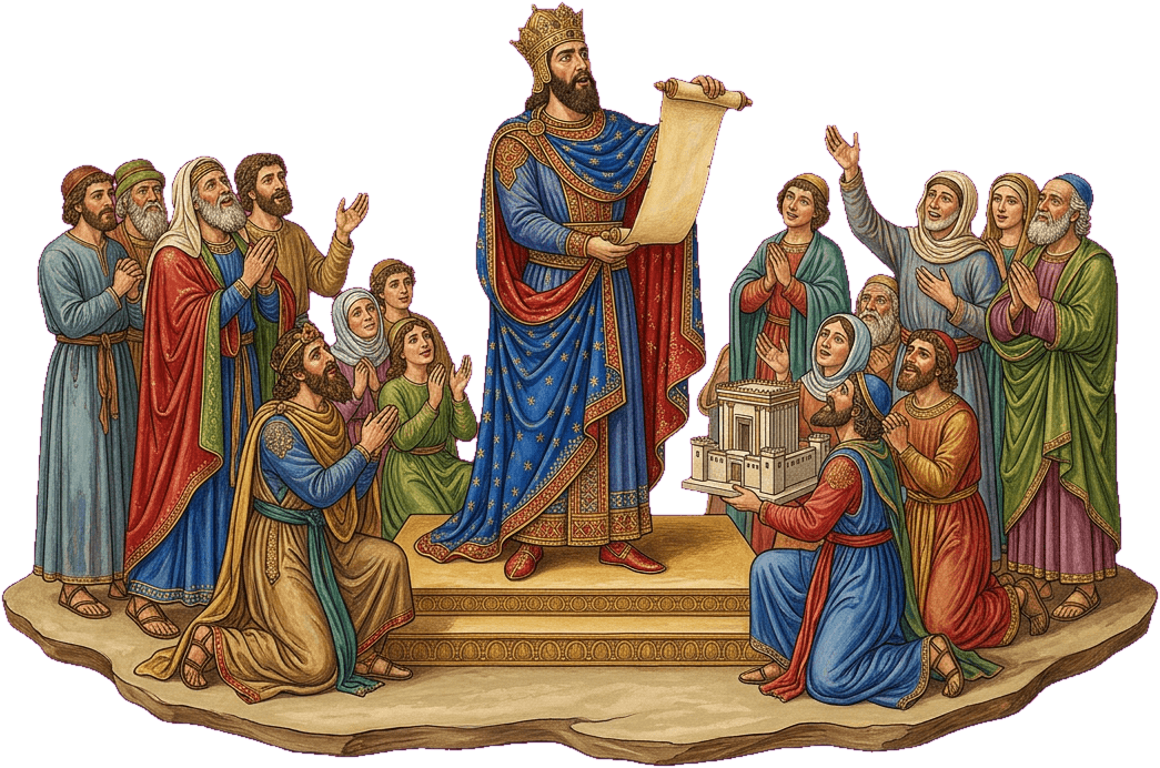 O decreto de Ciro autoriza o retorno dos judeus