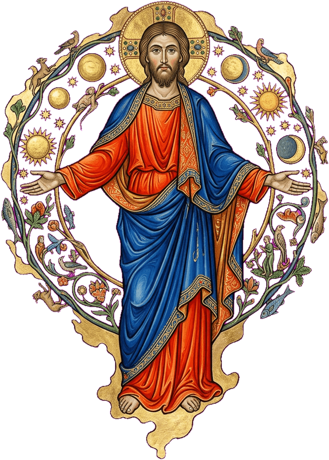 Cristo sosteniendo toda la creación