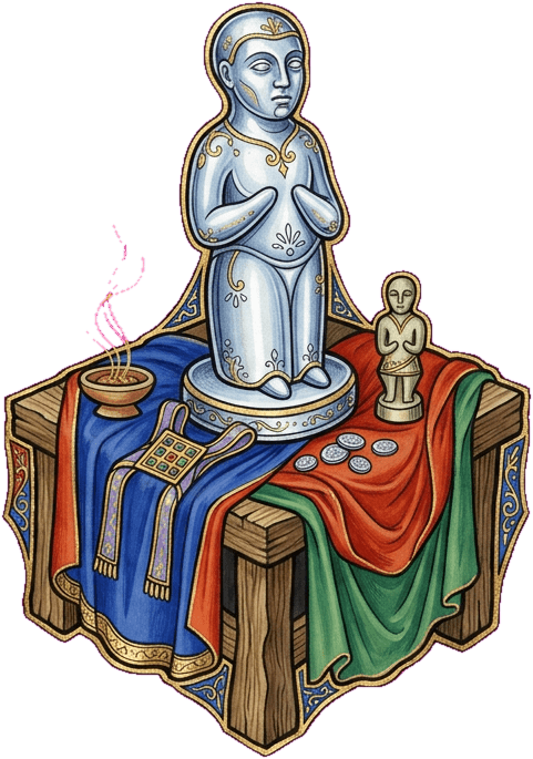O ídolo de prata de Mica